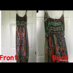 Paisley patterned maxi dress